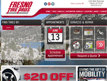 Tablet Screenshot of fresnotirepros.com